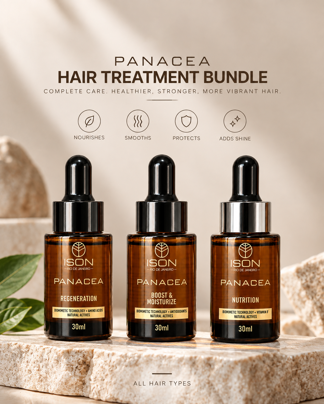 Panacea Hair Treatment Bundle (Pack of 3)